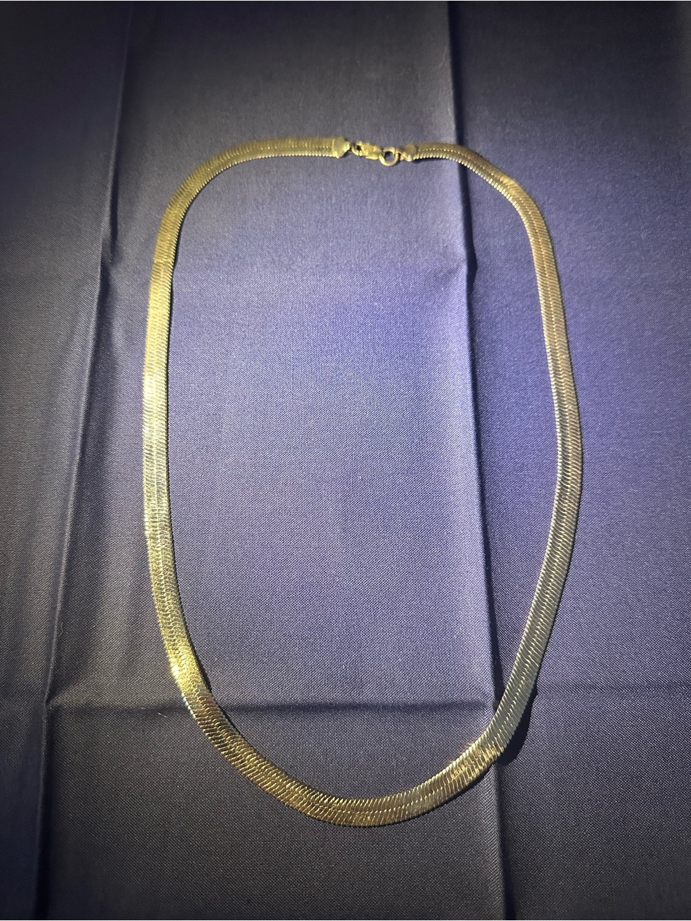 Vintage Sterling Silver Herringbone Chain - 8.1g